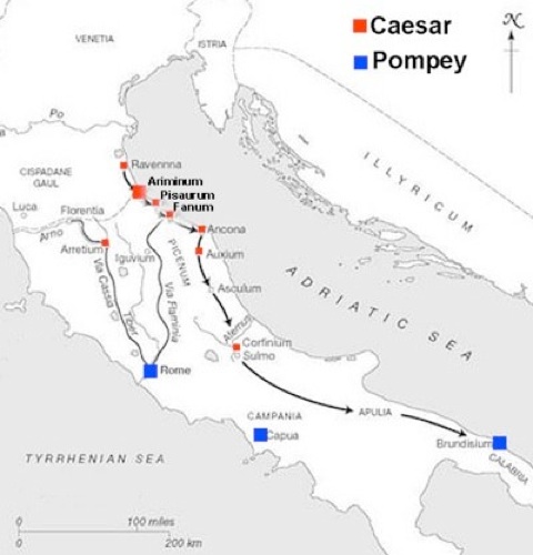 Caesar’s Invasion of Italy 