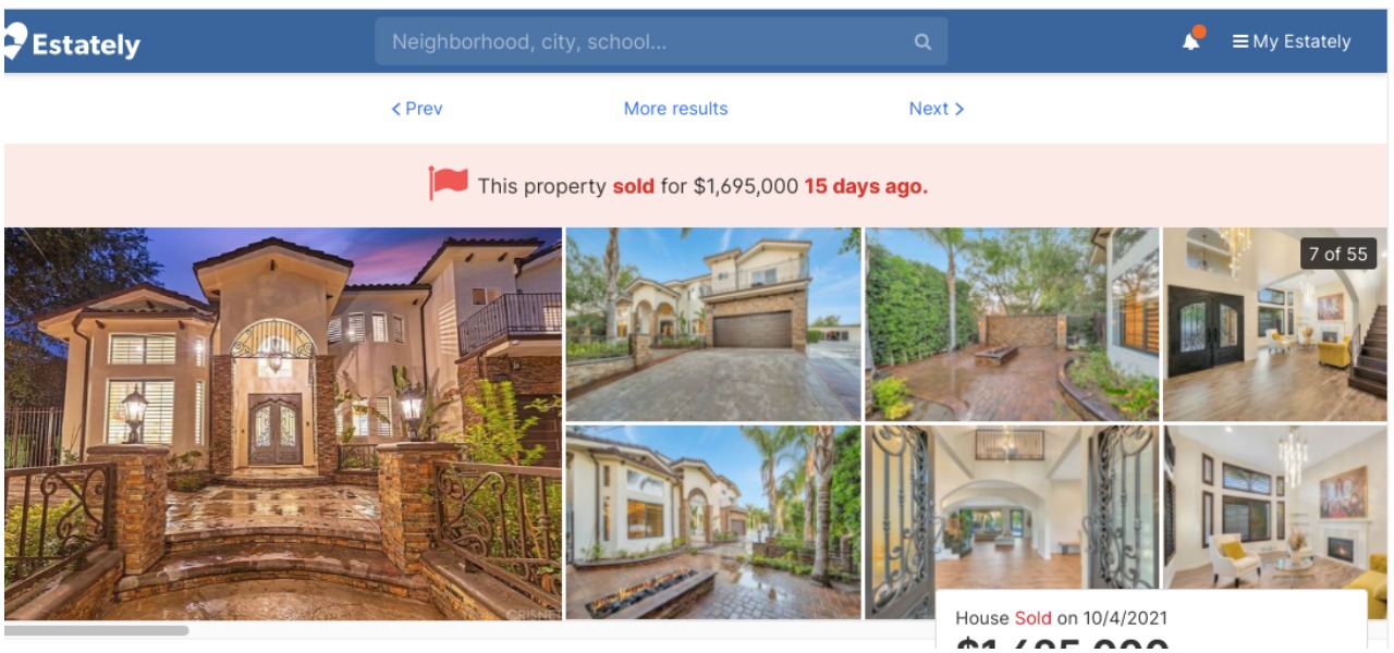 Chiquis Rivera sold the house she bought in 2017 in recent weeks in order to share it with her siblings. (Estately)