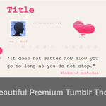 Premium Tumblr Themes