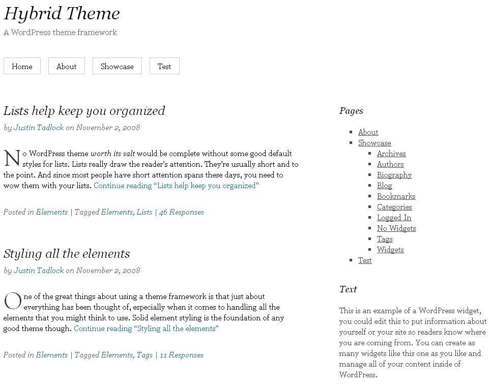 Free Clean & Elegent WordPress Themes