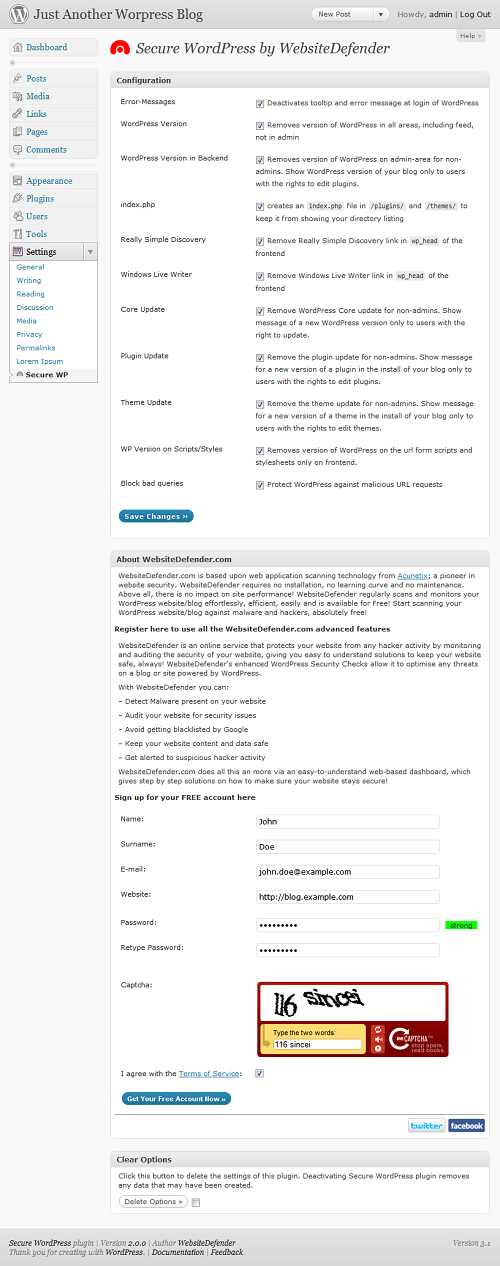 best wordpress security plugins