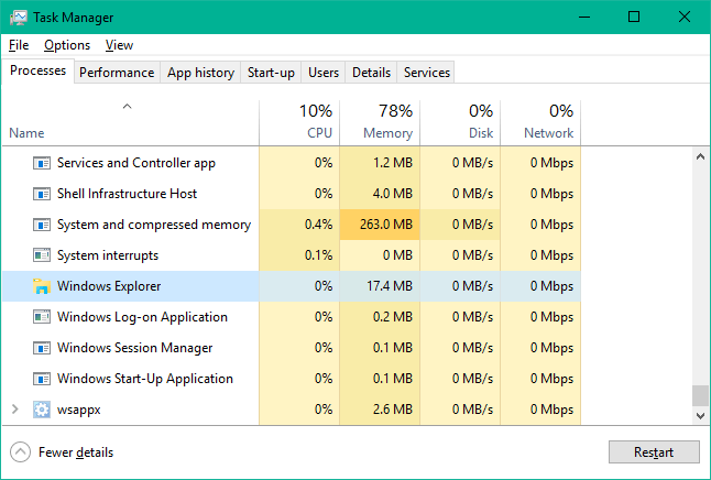 Open windows task manager windows 10