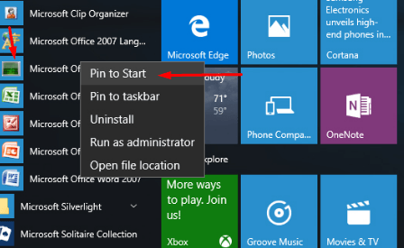 Re-Pin the Missing Taskbar Icon