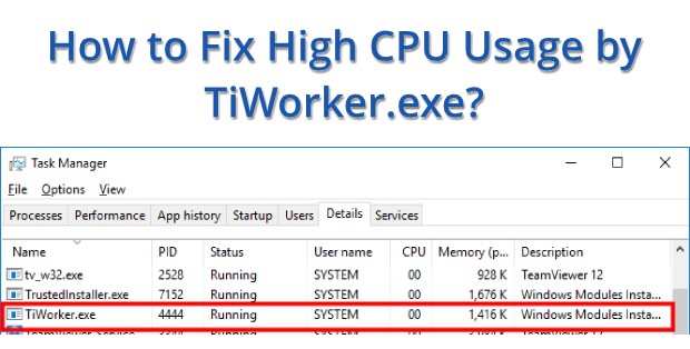 Fix High CPU Usage by TiWorker.exe
