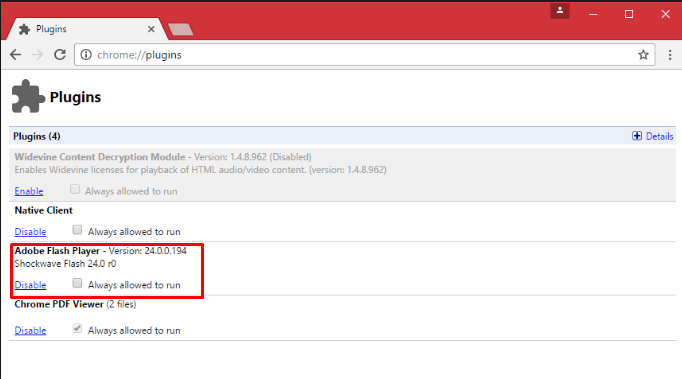 disable