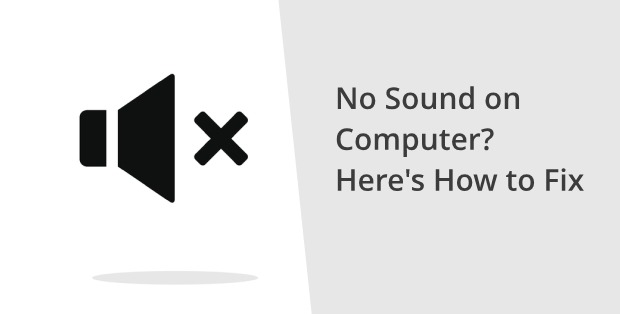 No sound on computer