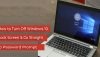 How to Turn Off Windows 10 Lock Screen (& Go Straight To Password Prompt)?
