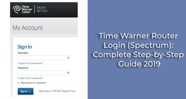 Time Warner Router Login